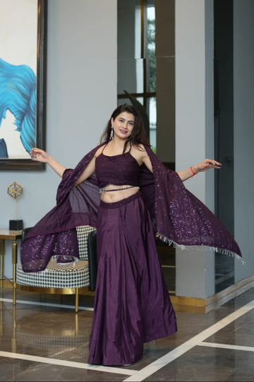 Wine Colour Indowestern Dhoti Suit With Shrug