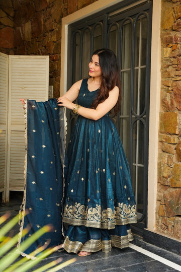 Azira Rama Premium Anarkali Suit Set for Women with Dupatta