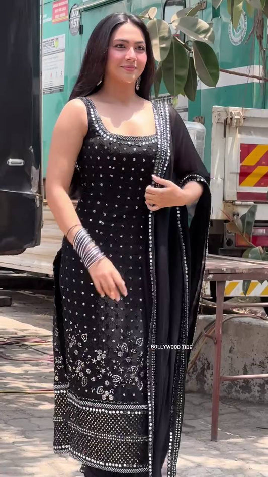 Premium Black Party Wear Ethnic Suit for Occasions