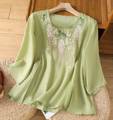 Pure Cotton Embroidered Comfortable Top For Women