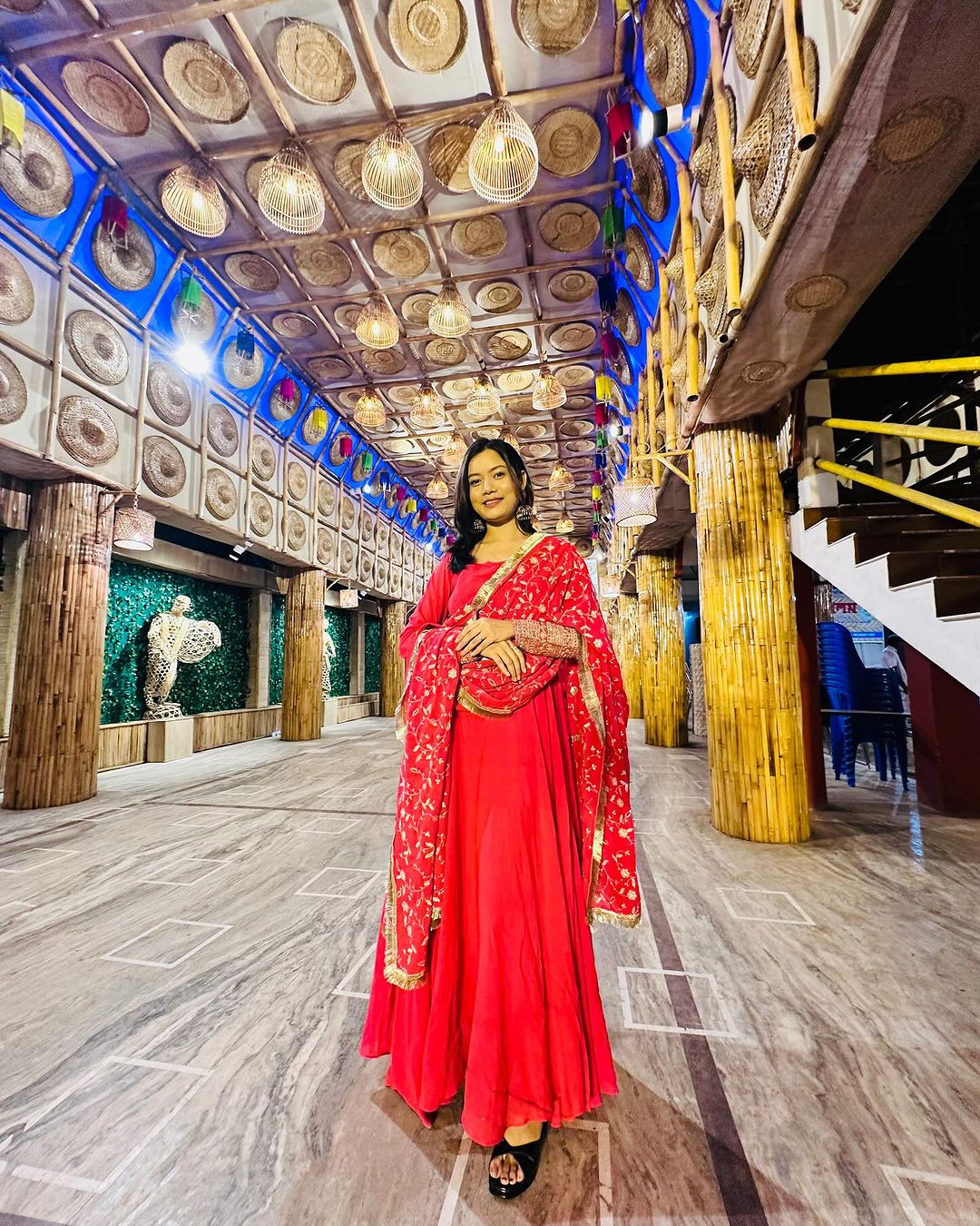 Jelina In Rani Pink Color Soft Georgette With Heavy Embroidery Work Dupatta Celebrity Anarkali Suit