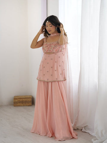 Sharara Set For Women | Festive Wear Aabroo Zariya Suit Set
