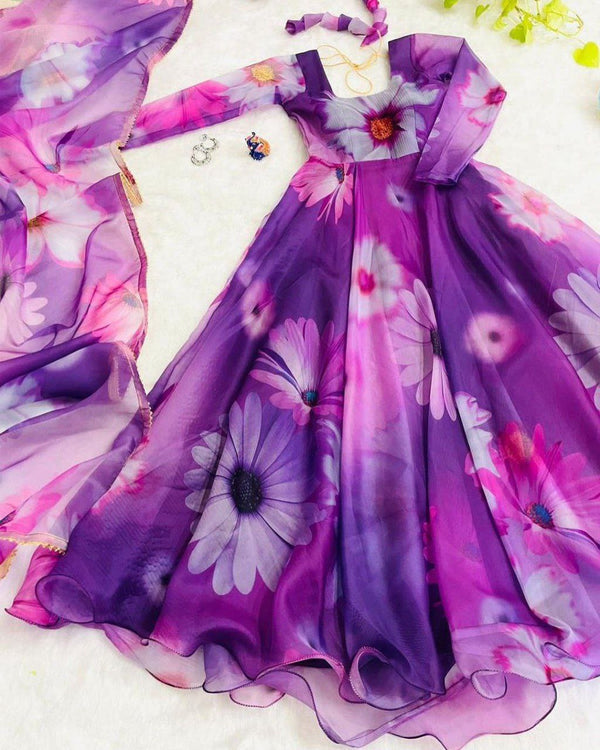 Georgette Gown With Guppta