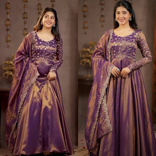 Rangshaa Heavy Embroidered Anarkali Set for Women with Dupatta