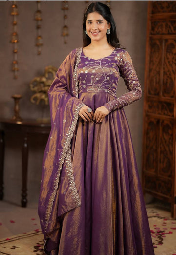 Rangshaa Heavy Embroidered Anarkali Set for Women with Dupatta