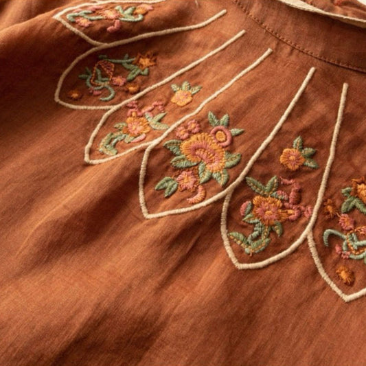 Pure Cotton Embroidered Tunic For Women