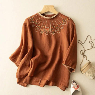Pure Cotton Embroidered Tunic For Women
